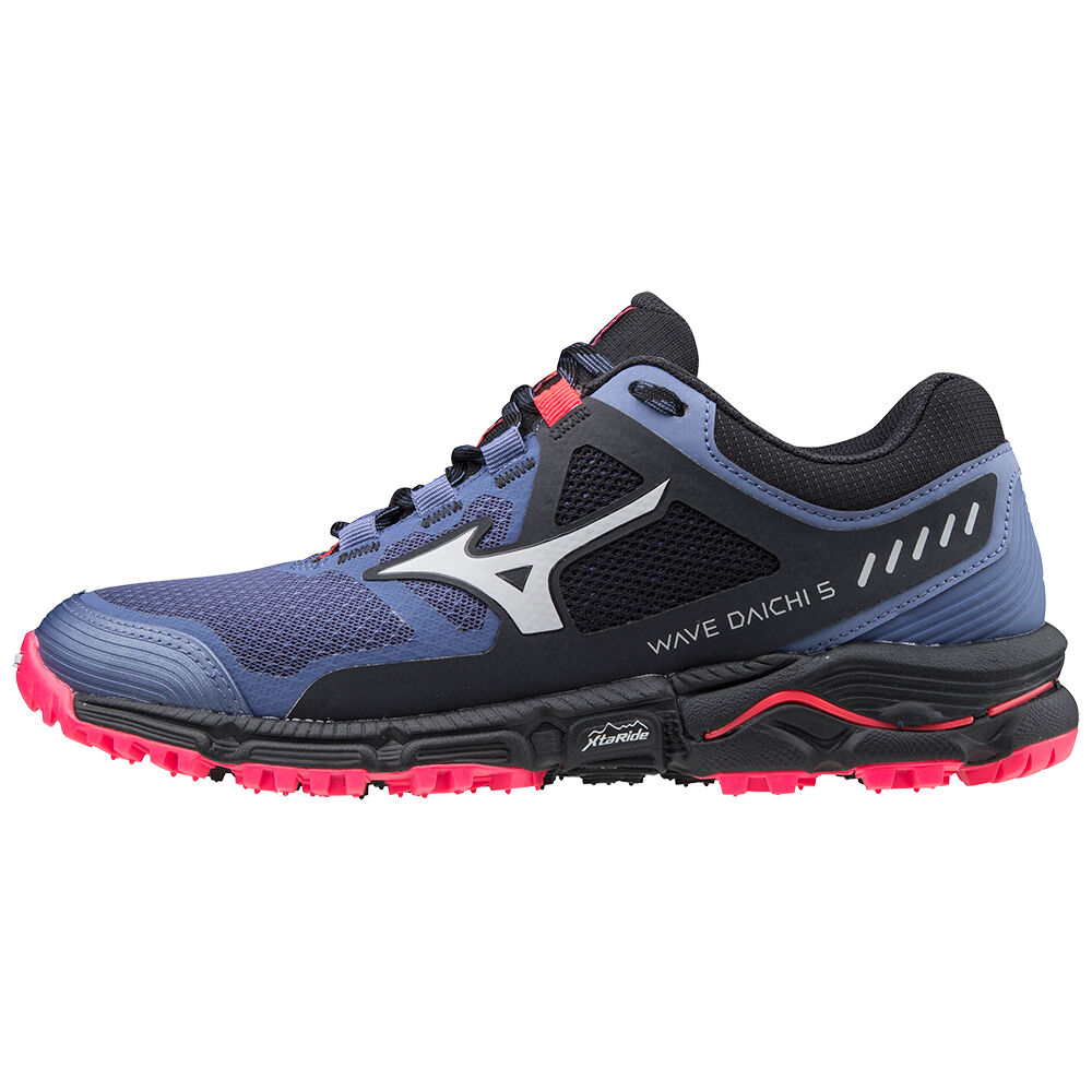 Mizuno Wave Daichi 5 Női Terepfutó Cipő Kék/Fekete MOT348270